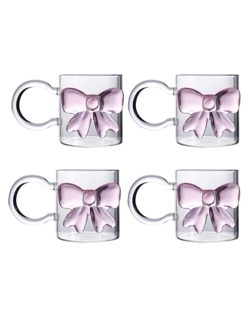 FİYONK 4'LÜ CAM BARDAK/KUPA 350ML