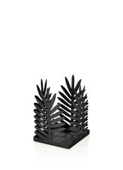 SİYAH METAL MUMLUK 8CM