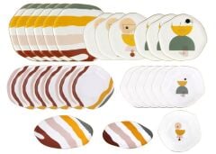 ABSTRACT 6 KİŞİLİK 27 PARÇA SERVİS SETİ