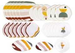 ABSTRACT 6 KİŞİLİK 27 PARÇA SERVİS SETİ