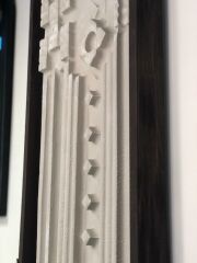 DK6550 SİYAH ANTİK TABLO 34X104CM