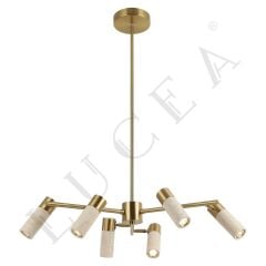 FELETTI 6'LI GÜN IŞIĞI LEDLİ YUVARLAK AVİZE 36W