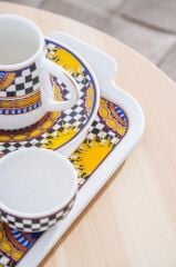 TRİANNA 2 KİŞİLİK TEPSİLİ TÜRK KAHVESİ FİNCANI