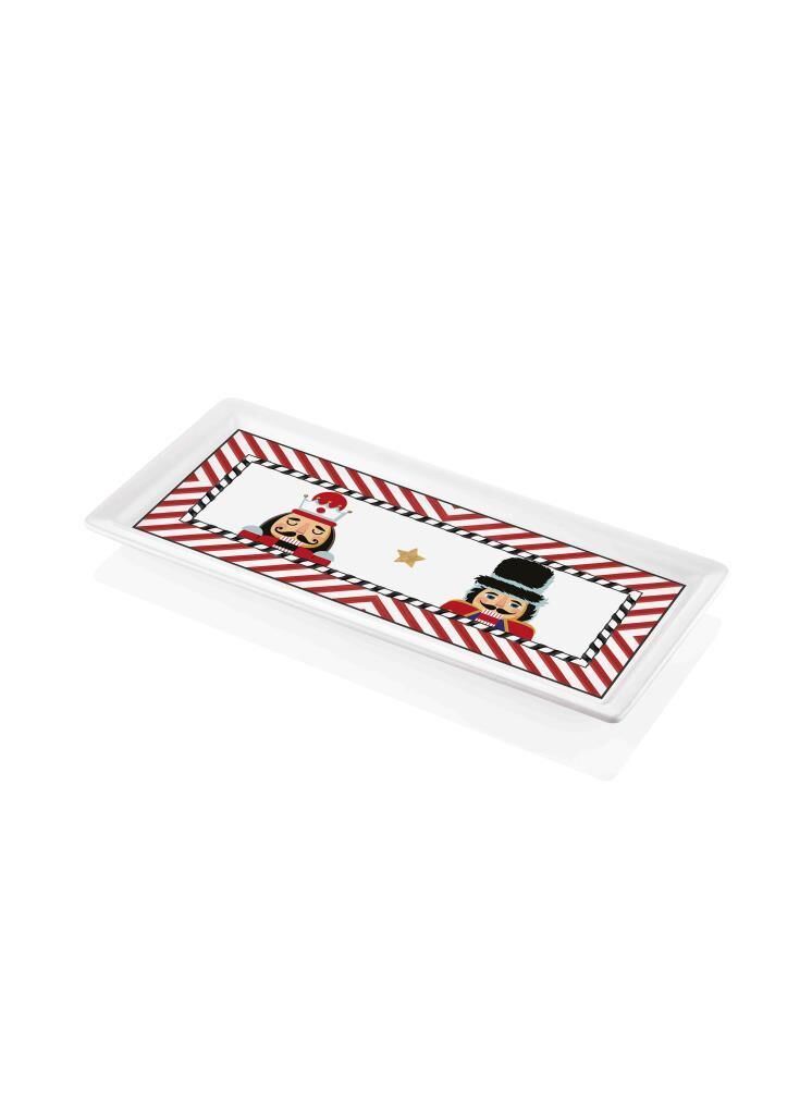 NUTCRACKER DİKDÖRTGEN SERVİS TABAK 35X16CM