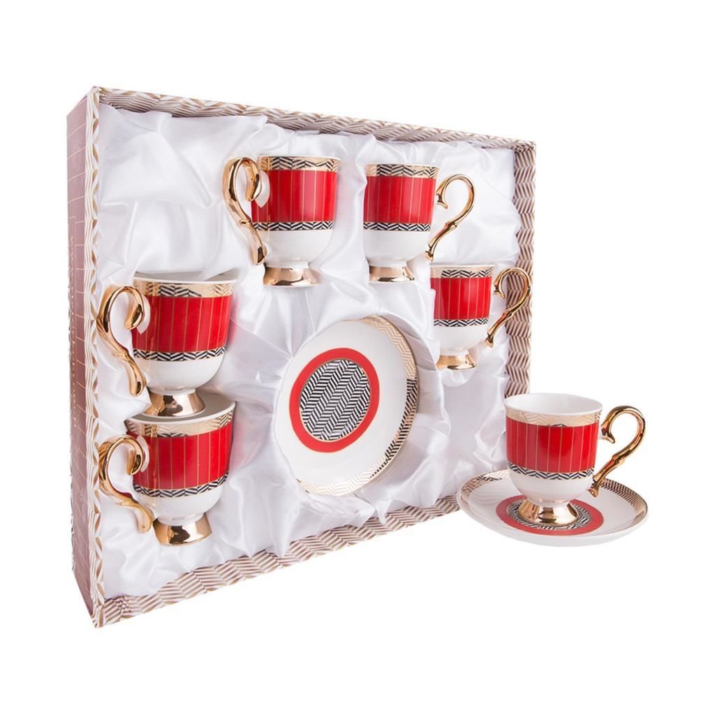 RED CHARM  6'LI TÜRK KAHVESİ FİNCANI