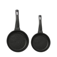 IRON SİYAH DÖKÜM GRANİT TAVA SETİ 20-24CM