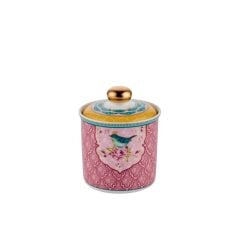 QUSH PEMBE TEKLİ KAVANOZ 9X11CM