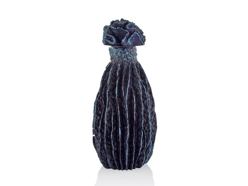 LACİVERT KAPAKLI MERCAN VAZO/DEKOR 36CM