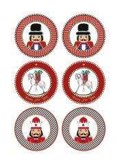 NUTCRACKER 6'LI PASTA TABAK 19CM