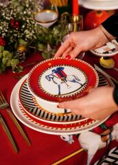 NUTCRACKER 6'LI PASTA TABAK 19CM