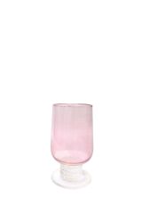 AKASYA LÜSTER AYAKLI PEMBE 6'LI KADEH