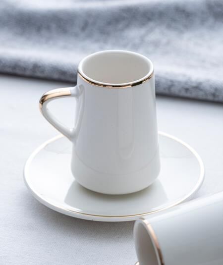 ARIA ALTIN 2'Lİ TÜRK KAHVESİ FİNCAN TAKIMI