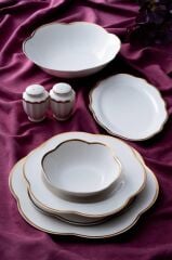 AVELINE GOLD 6 KİŞİLİK 29 PARÇA YEMEK TAKIMI