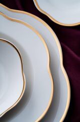 AVELINE GOLD 6 KİŞİLİK 29 PARÇA YEMEK TAKIMI