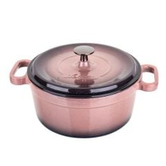 ROSEGOLD DÖKÜM DEMİR TENCERE 20CM