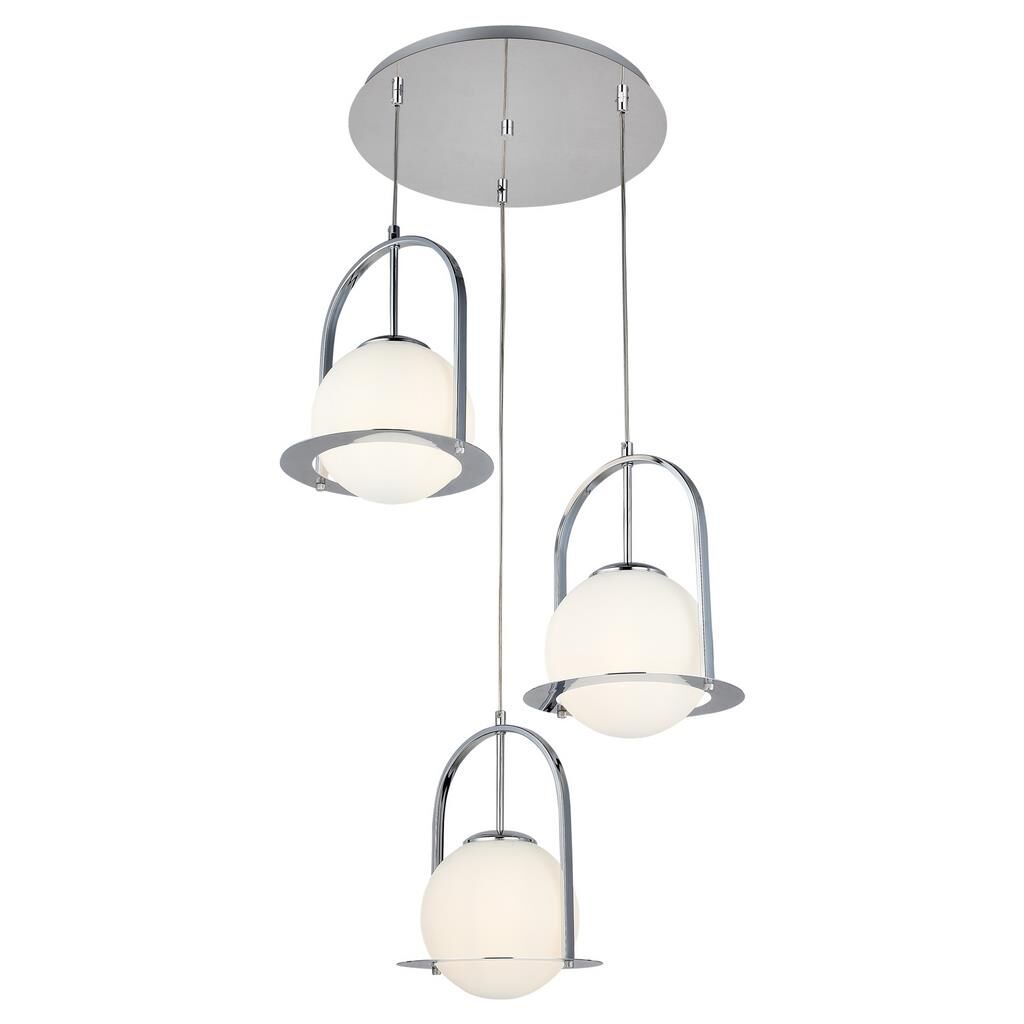 LAMPON KROM 3'LÜ AVİZE