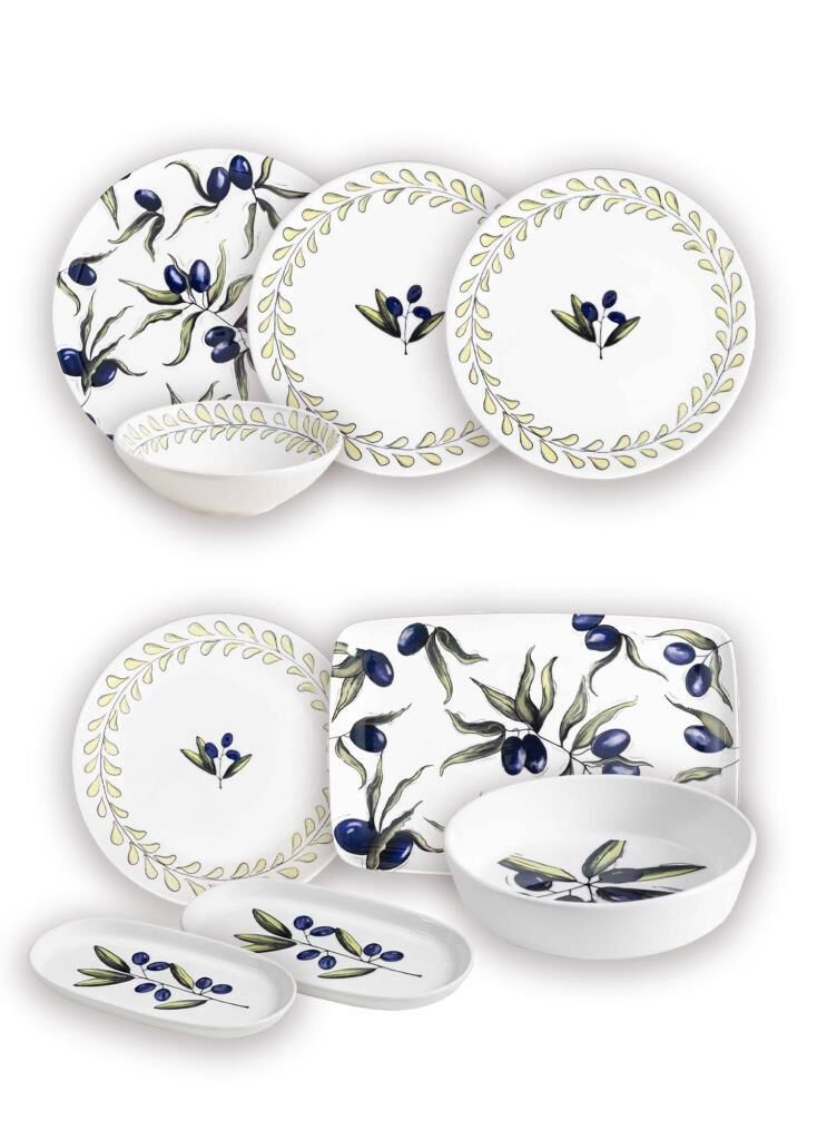 OLİVOS 6 KİŞİLİK 31 PARÇA YEMEK TAKIMI/SERVİS SETİ