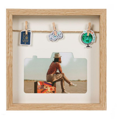 BEJ MANDALLI ÇERÇEVE 20X20CM