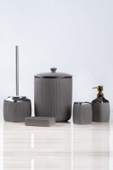 LINE GRİ 5 PARÇA BANYO SETİ