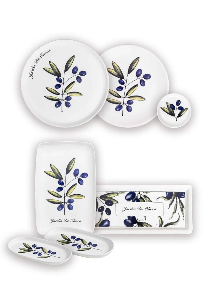 OLİVOS 6 KİŞİLİK 19 PARÇA KAHVALTI TAKIMI/SERVİS SETİ