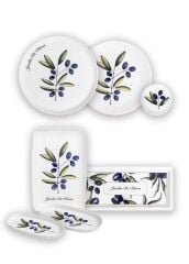 OLİVOS 6 KİŞİLİK 19 PARÇA KAHVALTI TAKIMI/SERVİS SETİ