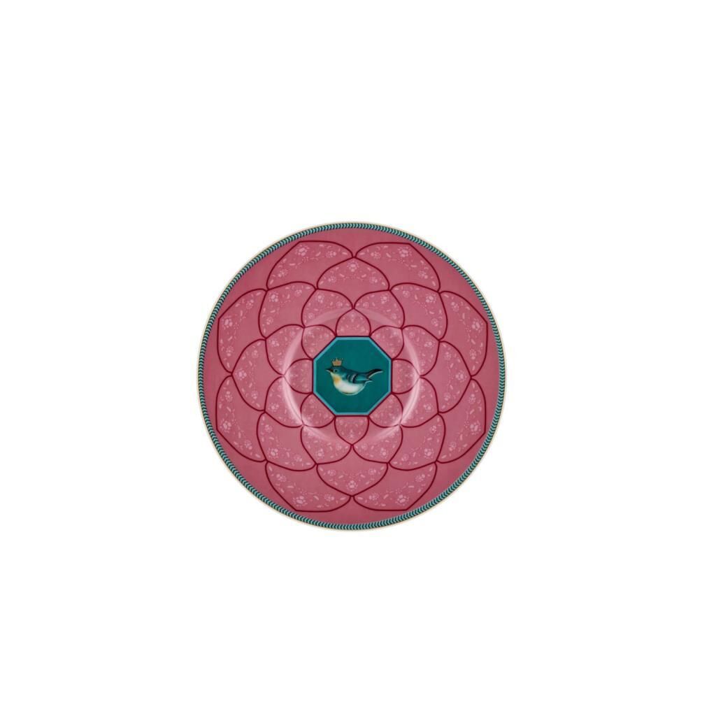 QUSH PEMBE TEKLİ ÇAY TABAK