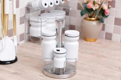 CLARA BEYAZ YAĞLIK SİRKELİK SET