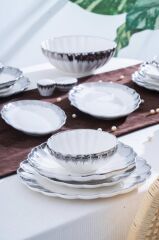 MARLENE GÜMÜŞ 6 KİŞİLİK 29 PARÇA YEMEK TAKIMI