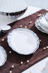 MARLENE GÜMÜŞ 6 KİŞİLİK 29 PARÇA YEMEK TAKIMI