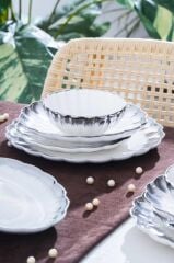 MARLENE GÜMÜŞ 6 KİŞİLİK 29 PARÇA YEMEK TAKIMI