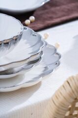 MARLENE GÜMÜŞ 6 KİŞİLİK 29 PARÇA YEMEK TAKIMI