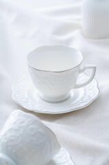 OCTAVIA GÜMÜŞ TEK KİŞİLİK ÇAY FİNCANI