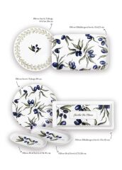 OLİVOS 6 KİŞİLİK 15 PARÇA KAHVALTI TAKIMI/SERVİS SETİ