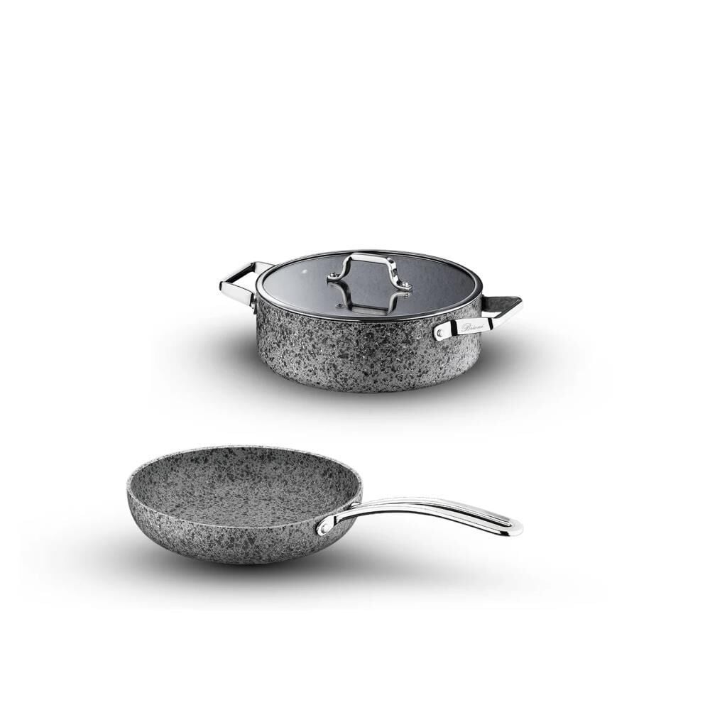 STONE-AGE 3 PARÇA TENCERE SETİ 24CM