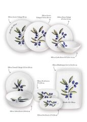 OLİVOS 6 KİŞİLİK 31 PARÇA YEMEK TAKIMI