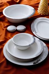 SHERRY GÜMÜŞ 6 KİŞİLİK 29 PARÇA YEMEK TAKIMI