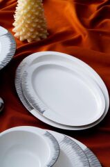 SHERRY GÜMÜŞ 6 KİŞİLİK 29 PARÇA YEMEK TAKIMI