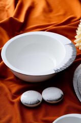 SHERRY GÜMÜŞ 6 KİŞİLİK 29 PARÇA YEMEK TAKIMI