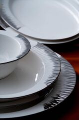 SHERRY GÜMÜŞ 6 KİŞİLİK 29 PARÇA YEMEK TAKIMI