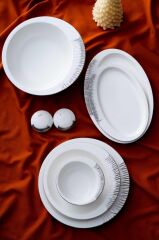 SHERRY GÜMÜŞ 6 KİŞİLİK 29 PARÇA YEMEK TAKIMI