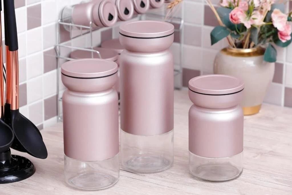 CLARA ROSE 3 PARÇA KAVANOZ SETİ