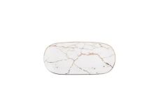 AROW LENA MERMER DESEN BEYAZ KAYIK TABAK 17x8cm