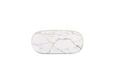 AROW LENA MERMER DESEN BEYAZ KAYIK TABAK 17x8cm