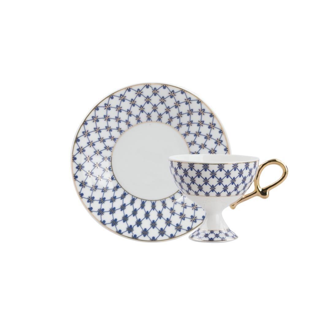 GEYŞA IMPERIAL AYAKLI 6 KİŞİLİK TÜRK KAHVESİ FİNCANI