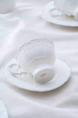 ANGELA GÜMÜŞ 6 KİŞİLİK ÇAY FİNCANI