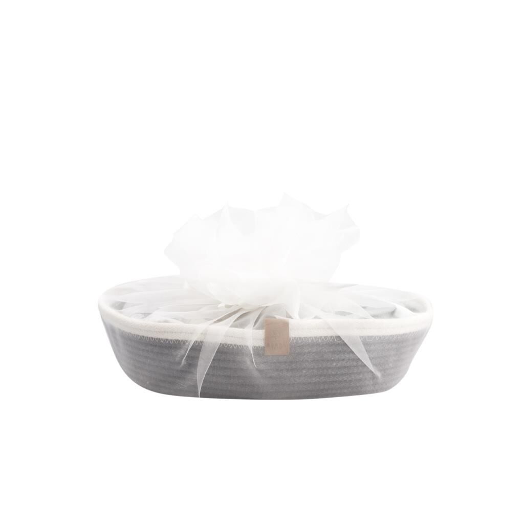 ANTRASİT SEPETLİ HAVLU SETİ