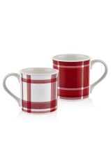 SQUARE KIRMIZI 2'İ KUPA SET