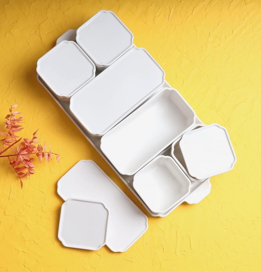 AROW PURE PORSELEN 6'LI 13 PARÇA KAHVALTILIK