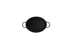 SİYAH MİNİ OVAL TEPSİ 26CM