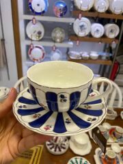 MARLOWE LACİVERT TEK KİŞİLİK ÇAY FİNCANI